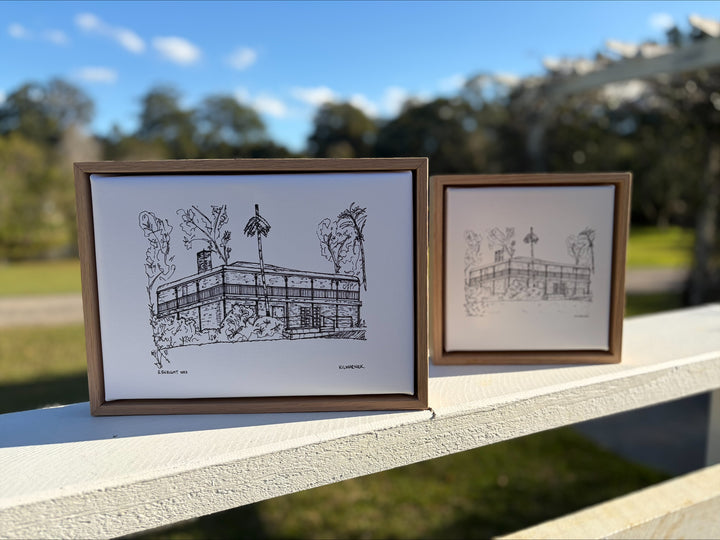 A4 Oak Framed Canvas Artwork, A4 Landscape or Portrait– The Gallery Piece